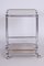 Mid-Century Chrome Serving Trolley in Smoked Glass, Czechia, 1960s 5