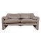 Vintage Maralunga Sofa in Velvet by Vico Magistretti for Cassina, 1970, Image 1