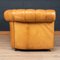 English Leather Chesterfield Sofa with Button Down Seats, 1960s, Image 6