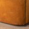 Sofá Chesterfield inglés de cuero con asientos con botones, años 60, Imagen 34
