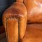 Dutch Sheepskin Leather Wingback Chairs, 1890, Set of 2 12