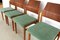 Vintage Dining Room Chairs in Teak, 1960s, Set of 4 5