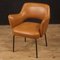 Italian Armchair in Faux Leather, 1980, Image 1