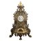 Decorative Golden Clock in Louis XIV Style, 1950s 1