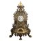 Decorative Golden Clock in Louis XIV Style, 1950s, Image 1