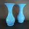 Blaue Biedermeier Vasen, 2er Set 3