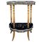 Napoleon III Demi-Lune Console Table in Gilded Wood 1