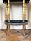 Napoleon III Demi-Lune Console Table in Gilded Wood 3