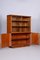 Czech Art Deco Walnut Bookcase, 1950s 15