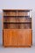 Czech Art Deco Walnut Bookcase, 1950s 10