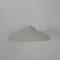 Vintage White Frosted Glass Hanging Lamp 1