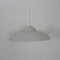 Vintage White Frosted Glass Hanging Lamp, Image 1