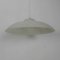 Vintage White Frosted Glass Hanging Lamp 3