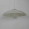 Vintage White Frosted Glass Hanging Lamp, Image 3