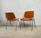 Orange Office Chairs by Giancarlo Piretti for Anonima Castelli, 1980s, Set of 2 6