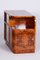 Small Czech Art Deco Walnut Cabinet, 1930s 6