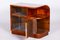 Small Czech Art Deco Walnut Cabinet, 1930s 5