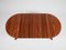 Mid-Century Danish Round Extendable Dining Table in Teak attributed to H. Sigh & Søns, 1960s, Image 7