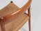 Mid-Century Danish Model 75 Dining Chairs in Teak and Paper Cord attributed to Niels Otto Møller, Set of 6, Image 10
