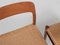 Mid-Century Danish Model 75 Dining Chairs in Teak and Paper Cord attributed to Niels Otto Møller, Set of 6, Image 9
