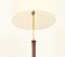 Danish Floor Lamp in Teak Wood and Brass, 1950s 2