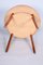 Small Mid-Century Czech Round Table in Beech and Walnut from Jitona, 1950s, Image 2