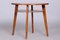 Small Mid-Century Czech Round Table in Beech and Walnut from Jitona, 1950s, Image 3