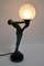 French Art Deco Clarté Sculpture Table Lamp from Max Le Verrier, 1930s 6