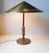 Danish Mid-Century B146 Patinated Brass Desk Lamp by Lyfa, 1956 7