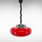 Suspension Mid-Century Rouge par Harvey Guzzini pour Meblo, Italie, 1970s 2