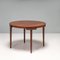 Teak Extending Dining Table & Tripod Leather Dining Chairs attributed to Hans Olsen, 1960s, Set of 7 6