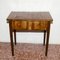 Men's Bathroom Table with Opening Top in Plated in Walnut, Italy 1