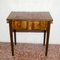 Men's Bathroom Table with Opening Top in Plated in Walnut, Italy, Image 1