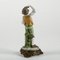 Statuetta da bambino in porcellana con base in ottone di Triade, anni '50, Immagine 4