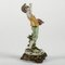 Statuetta da bambino in porcellana con base in ottone di Triade, anni '50, Immagine 5