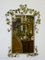 Handbemalter Wandspiegel aus Metall mit Weinlaubmotiven 7