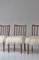 Spindle Back Chairs Model 101 in Sheepskin & Oak, Denmark, 1950s, Set of 6 6