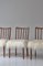 Spindle Back Chairs Model 101 in Sheepskin & Oak, Denmark, 1950s, Set of 6, Image 6