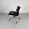 Black Leather Soft Pad Group Chair by Charles & Ray Eames for Herman Miller, 1960s 4