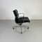 Sedia in pelle nera di Charles & Ray Eames per Herman Miller, anni '60, Immagine 2