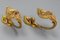 Early 20th Century French Bronze Curtain Tiebacks, 1890s, Set of 2 2