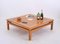 Coffee Table in Oak and Brass by Tommaso Barbi, Italy, 1970s, Image 2