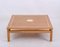 Coffee Table in Oak and Brass by Tommaso Barbi, Italy, 1970s, Image 5