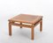 Coffee Table in Oak and Brass by Tommaso Barbi, Italy, 1970s, Image 16
