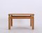 Coffee Table in Oak and Brass by Tommaso Barbi, Italy, 1970s, Image 15