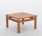 Coffee Table in Oak and Brass by Tommaso Barbi, Italy, 1970s 14