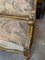 Divano a tre posti in legno dorato e arazzo Luigi XVI, Francia, Immagine 4