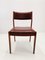 Danish Modern Teak and Leather Dining Chair by Johannes Andersen, 1960s, Image 1