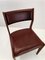 Danish Modern Teak and Leather Dining Chair by Johannes Andersen, 1960s 8