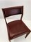 Danish Modern Teak and Leather Dining Chair by Johannes Andersen, 1960s, Image 8